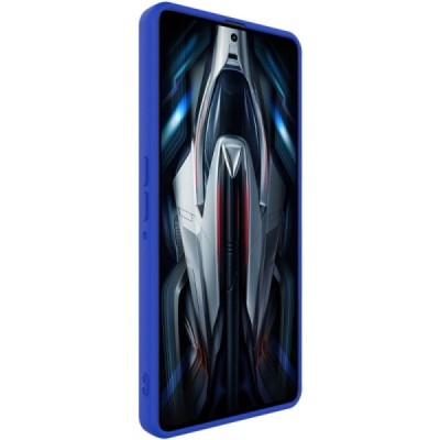 Xiaomi Poco F4 GT Imak cieta silikona (TPU) zils vāciņš | Vacins.lv