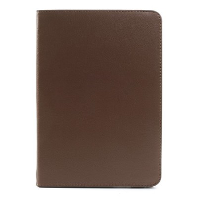 Samsung Galaxy Note 10.1 2014 P600 (P605) atvēramais brūns ādas futrālis, grozās 360° grādu apjomā / Vacins.lv