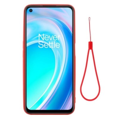 OnePlus Nord CE 2 Lite 5G „Shell“ cieta silikona (TPU) sarkans apvalks | vacins.lv
