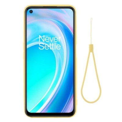 OnePlus Nord CE 2 Lite 5G „Shell“ cieta silikona (TPU) dzeltens apvalks | vacins.lv