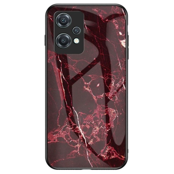 „Marble“ cieta silikona (TPU) apvalks - sarkans (OnePlus Nord CE 2 Lite 5G)