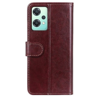 OnePlus Nord CE 2 Lite 5G atvēramais ādas brūns maciņš (maks) | Vacins.lv