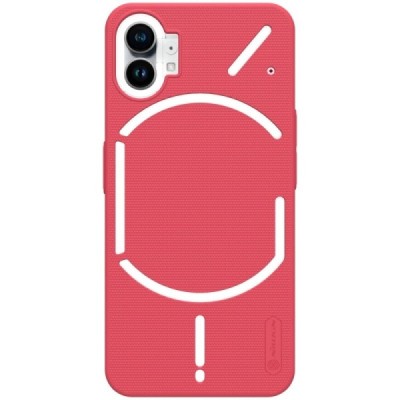 Nillkin Frosted Shield Nothing Phone 1 5G sarkans plastmasas futrālis | Vacins.lv