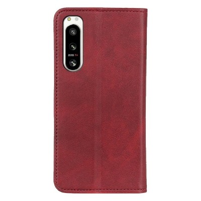 Sony Xperia 5 IV „Split“ sērijas sarkans atvērams maciņš, maks | Vacins.lv