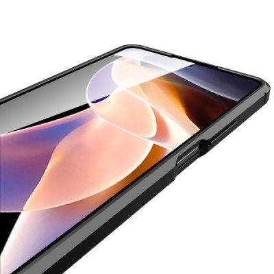 Xiaomi Poco F4 5G FOCUS cieta silikona (TPU) melns apvalks | vacins.lv