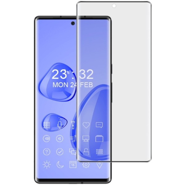 „Imak“ 3D Tempered Glass pilnai dengiantis apsauginis ekrano stiklas 0.2 mm - juodas (Pixel 7 Pro)
