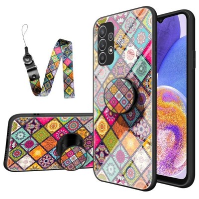 Samsung Galaxy A23 5G (SM-A236B, SM-A235F) „Pattern“ cieta silikona (TPU) krāsains apvalks | Vacins.lv