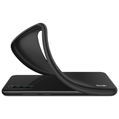 Samsung Galaxy A23 5G (SM-A236B, SM-A235F) „Imak“ cieta silikona (TPU) melns apvalks | vacins.lv