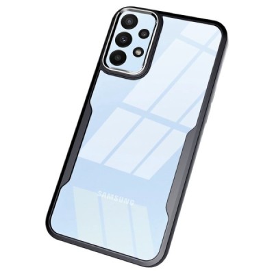 Samsung Galaxy A23 5G (SM-A236B, SM-A235F) „Fashion“ dzidrs apmales melnā krāsā apvalks | Vacins.lv