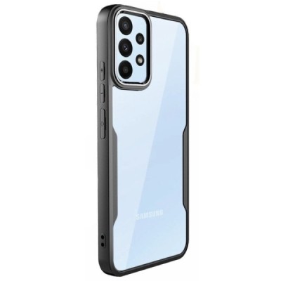 Samsung Galaxy A23 5G (SM-A236B, SM-A235F) „Fashion“ dzidrs apmales melnā krāsā apvalks | Vacins.lv