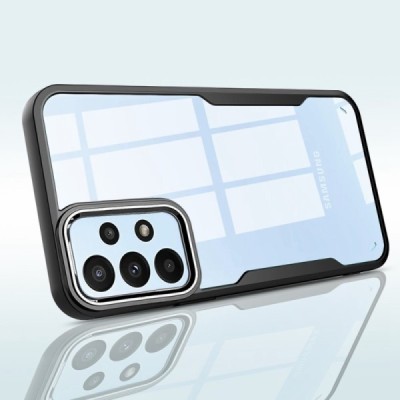 Samsung Galaxy A23 5G (SM-A236B, SM-A235F) „Fashion“ dzidrs apmales melnā krāsā apvalks | Vacins.lv