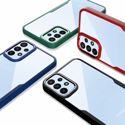 Samsung Galaxy A23 5G (SM-A236B, SM-A235F) „Fashion“ dzidrs apmales sarkanā krāsā apvalks | Vacins.lv