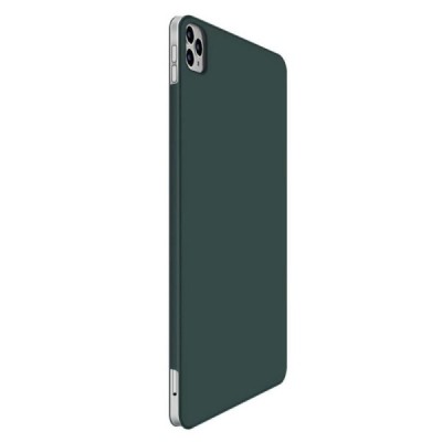 Apple iPad Pro 11 (2022, 2021, 2020, 2018, Air 4 2020) Leather Smart Cover zaļš atvēramais maciņš | Vacins.lv