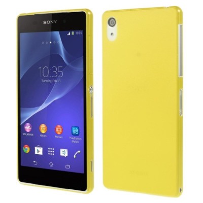 Ploniausias pasaulyje geltonas Sony Xperia Z2 dėklas (nugarėlė) / Priedai.lt