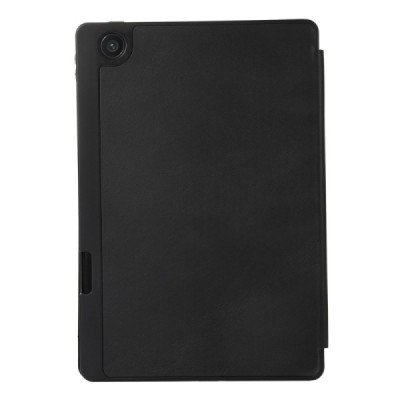 Lenovo Tab M10 Plus 10.6" Gen 3 atvēramais melns maciņš - maks ar vietu, kur ielikt stylus | Vacins.lv