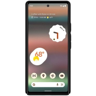 Nillkin Frosted Shield Google Pixel 6A melns plastmasas futrālis | Vacins.lv
