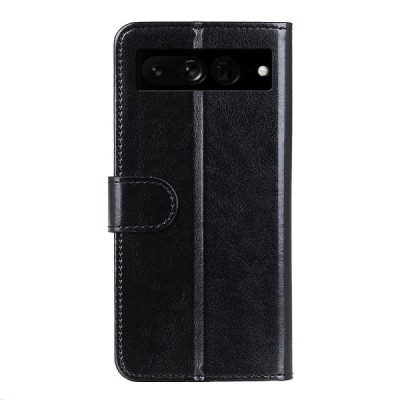 Google Pixel 7 Pro atvēramais ādas melns maciņš (maks) | Vacins.lv