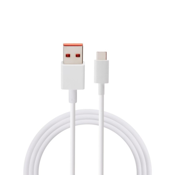 „Xiaomi“ Fast Charge USB Type-C laidas - baltas (1 m. / 6A)