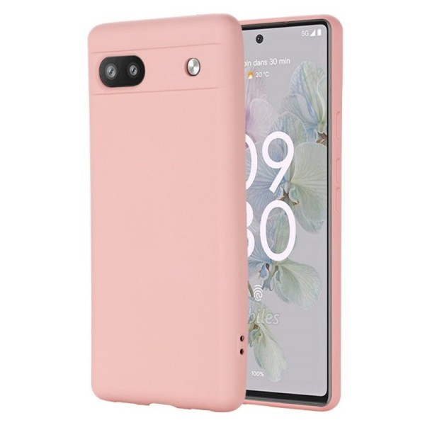 „Shell“ cieta silikona (TPU) apvalks - rozs (Pixel 6A)