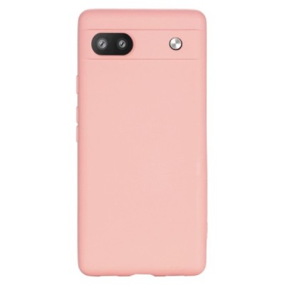 Google Pixel 6A Shell cieta silikona (TPU) apvalks - rozs | vacins.lv