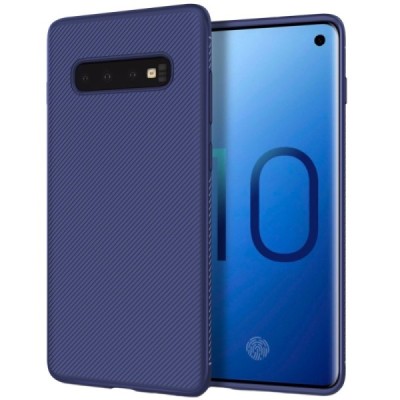 Samsung Galaxy S10+ (G975) cieta silikona (TPU) zils apvalks | vacins.lv