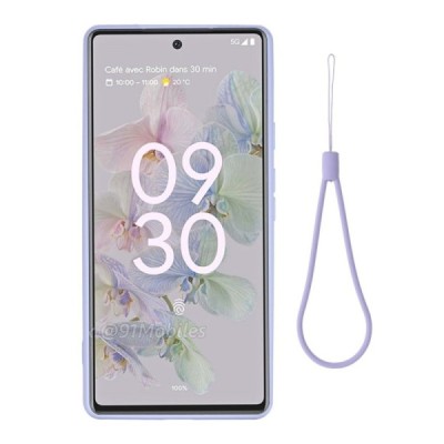 Google Pixel 6A Shell cieta silikona (TPU) apvalks - violets | vacins.lv