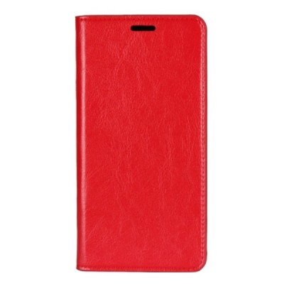 „Deluxe“ Samsung Galaxy S10+ (G975) sarkans ādas atvērams maciņš | Vacins.lv