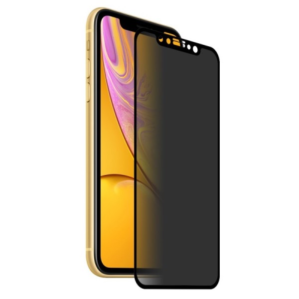 „Hat-Prince“ Tempered Glass apsauginis ekrano stiklas 0.26 mm - privatumo (iPhone Xr / 11)