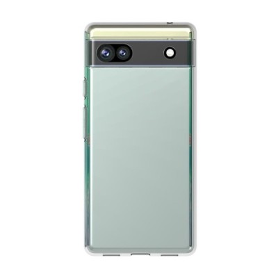 Google Pixel 6A kieto silikono TPU skaidrus dėklas - nugarėlė | Priedai.lt