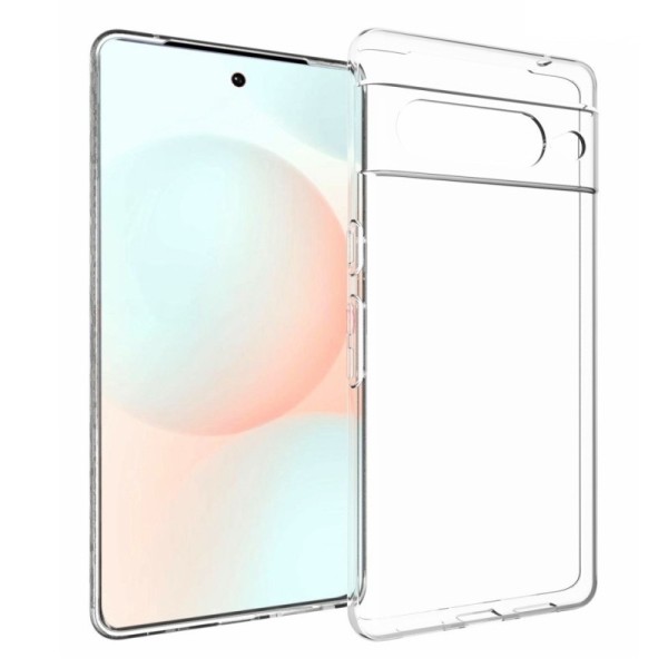 Cieta silikona (TPU) apvalks - dzidrs (Pixel 7 Pro)