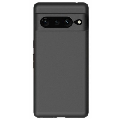 Google Pixel 7 Pro cieta silikona (TPU) melns apvalks | vacins.lv
