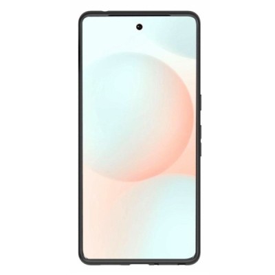 Google Pixel 7 Pro cieta silikona (TPU) melns apvalks | vacins.lv