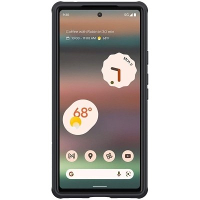 Google Pixel 6A „Nillkin“ CamShield melns apvalks | vacins.lv