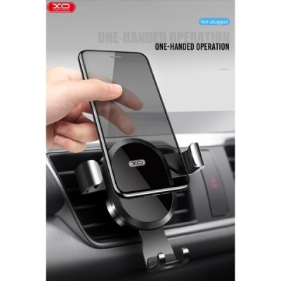 „XO-WX015“ automobilinis telefono laikiklis / kroviklis 10W - juodas | Priedai.lt