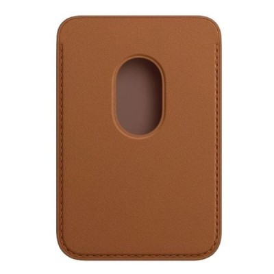 Magnētisks brūns ādas kartiņas futrālis - kabata | Vacins.lv