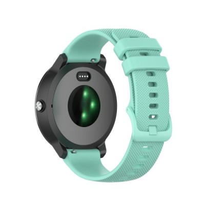 Išmaniojo laikrodžio (Samsung Galaxy Watch 4 / 5, Garmin) kieto silikono (TPU) mėtinė apyrankė | Priedai.lt