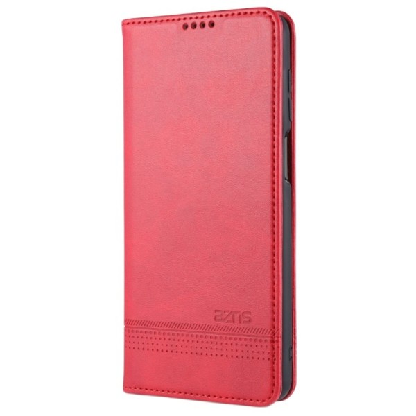 „AZNS“ Retro atverčiamas dėklas - raudonas (Redmi Note 9 Pro)