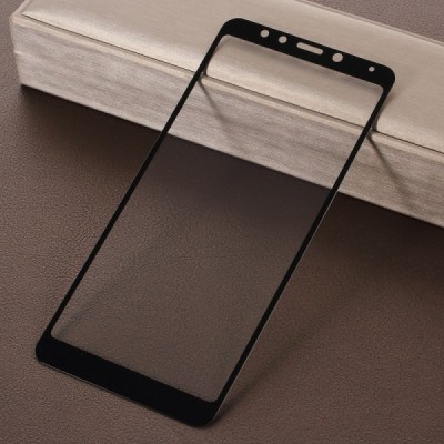 Xiaomi Redmi 5 „Rurihai“ Tempered Glass melns ekrāna aizsargstikls 2.5D | Vacins.lv