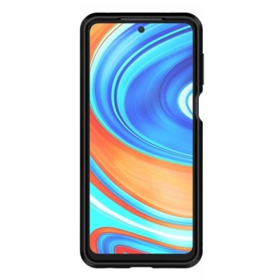 Xiaomi Redmi Note 9 Pro „Kickstand“ pastiprinātas aizsardzības melns apvalks | Vacins.lv