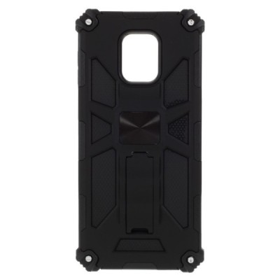 Xiaomi Redmi Note 9 Pro „Armor“ Magnetic Kickstand pastiprinātas aizsardzības melns apvalks | Vacins.lv