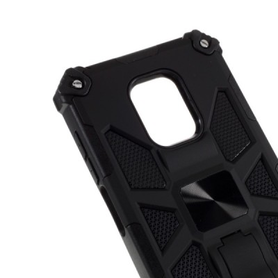 Xiaomi Redmi Note 9 Pro „Armor“ Magnetic Kickstand sustiprintos apsaugos juodas dėklas - nugarėlė | Priedai.lt