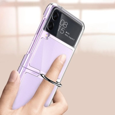 Samsung Galaxy Z Flip3 (F711) „Ring“ plastmasas dzidrs apvalks | vacins.lv