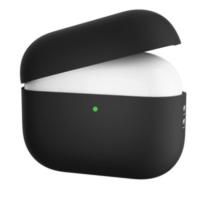 AirPods Pro 2 silikoninis juodas ausinių dėklas | Priedai.LT
