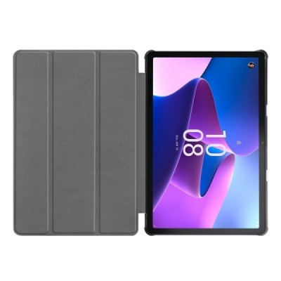 Lenovo Tab M10 10.1" Gen 3 (TB-328XU, TB-328FU) atvēramais pelēks maciņš | Vacins.lv