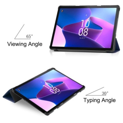 Lenovo Tab M10 10.1" Gen 3 (TB-328XU, TB-328FU) atvēramais zils maciņš | Vacins.lv