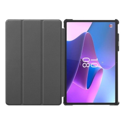 Lenovo Tab P11 Pro 11.2" Gen 2 atverčiamas juodas odinis dėklas (sulankstomas) | Priedai.lt