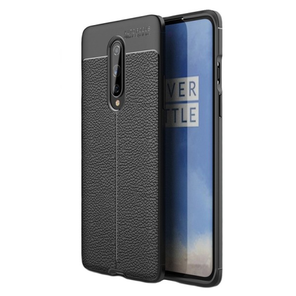 „FOCUS“ cieta silikona (TPU) apvalks - melns (OnePlus 8)