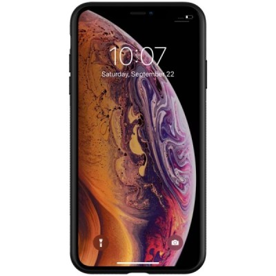 Apple iPhone Xr „Nillkin“ Textured Case melns apvalks | vacins.lv