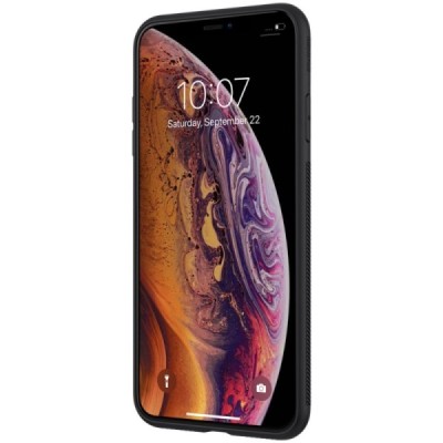 Apple iPhone Xr „Nillkin“ Textured Case melns apvalks | vacins.lv