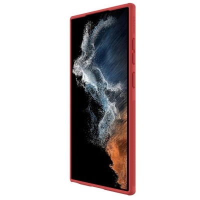 Samsung Galaxy S23 Ultra (SM-S918) „Nillkin“ Frosted Shield Pro sarkans vāciņš, apvalks | Vacins.lv